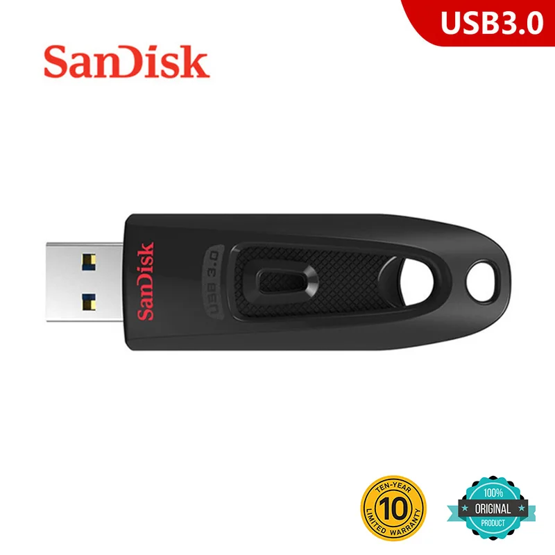 Двойной Флеш накопитель SanDisk флеш usb 16 Гб оперативной памяти 32 встроенной 64 ГБ 128