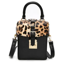 Motif léopard Casual Messenger Sacs Pour Femmes De Luxe Petit PU Sacs En Cuir Nouvelle Mode Femmes Sacs À Main Sacs à Bandoulière Bolsos