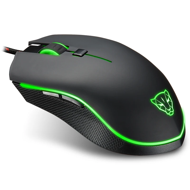 Motospeed V40 Проводная игровая мышь USB RGB подсветка 6D оптическая 4000 DPI геймер Mause с