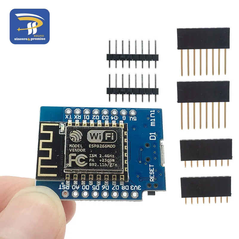 ESP8266 ESP-12 ESP12 WeMos D1 Мини-модуль Wemos D1 Мини WiFi макетная плата Micro USB 3,3 В на основе ESP-8266EX 11 цифровых контактов