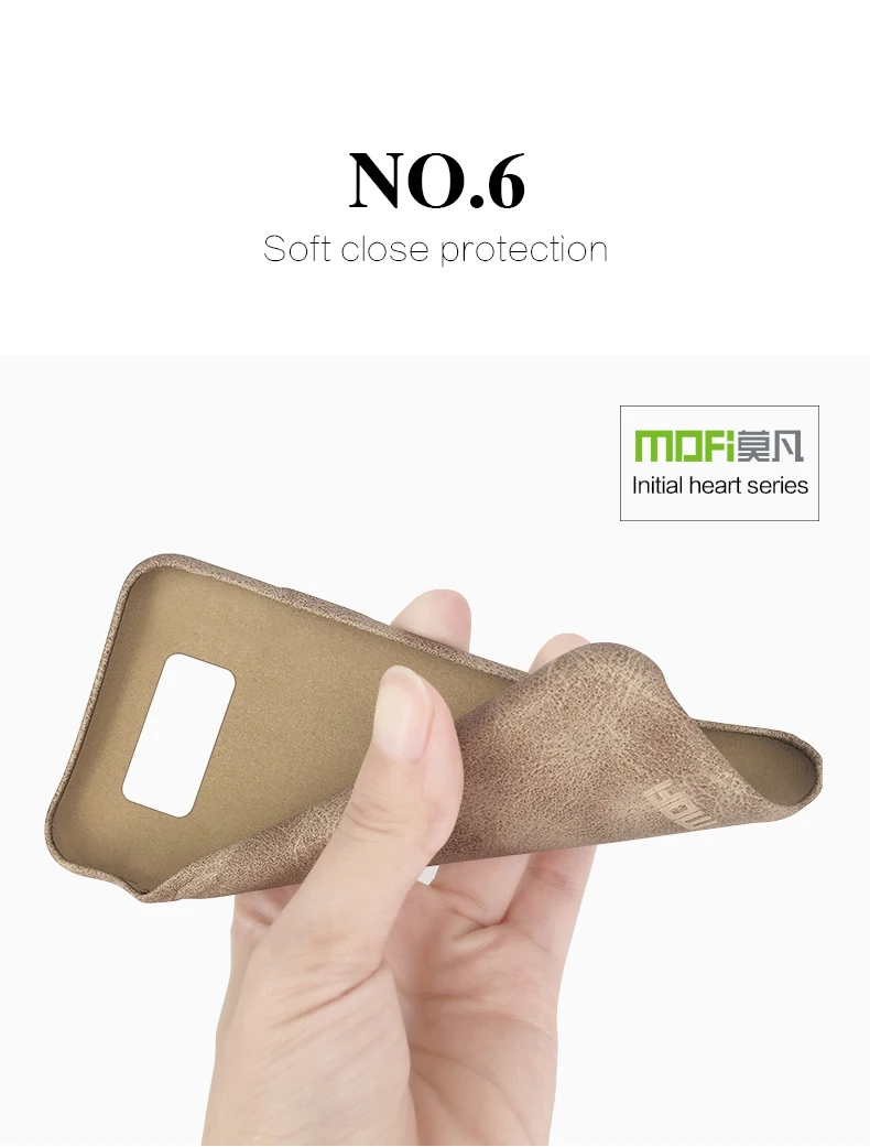 MOFi роскошный ретро PU кожаный чехол для Samsung Galaxy S8 ультра задняя обложка для Galaxy S8 Plus винтажный Чехол Капа Fundas
