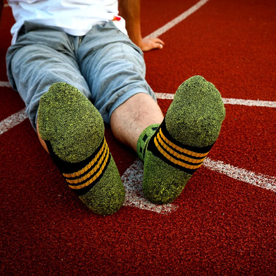 5 Pairs Colorful Compression Sport Socks with Coolmax Technology
