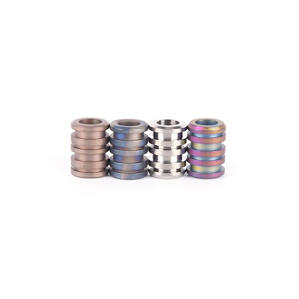 

Titanium Alloy Knife Beads Knife Lanyard Rope Outdoor Parachute Cord Gadget Titanium Alloy Knife Beads Rope