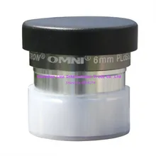 OMNI 6mm PLossl Astronomical Telescope Eyepiece with Optical Glass FMC-green Film 52 Degrees M28*0.6mm 1.25 Inches 31.7mm