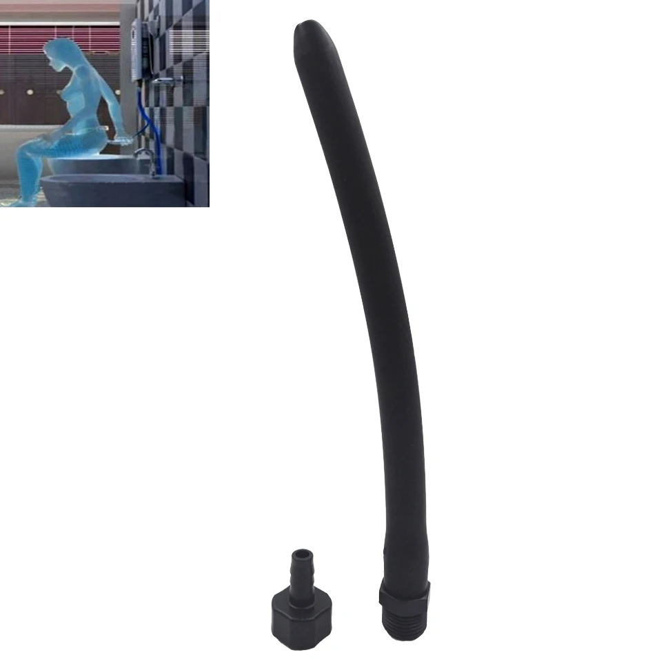 camaTech 25CM Large Shower Douche Universal Silicone Comfort Nozzle Enema Attachment Cleaning Anal Vagina Syringe System Sex Toy |
