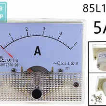 1 шт. 85L1 5A AC Панель метр Аналоговая Панель Амперметр циферблат измеритель тока