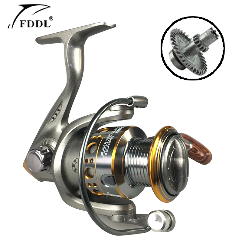 

FDDL 12+1BB Metal Body Carretilha de pesca Moulinet Spinning Feeder Fishing Reels Carp One Way Clutch Fishing Reel Shimano