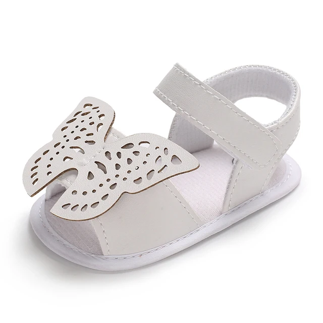 Baby Girl Sandals Pure White Hollow Butterfly Prewalkers Toddler Shoes Baby Moccasins Bebek Sandalet Baby Summer Shoes 0 18m First Walkers Aliexpress