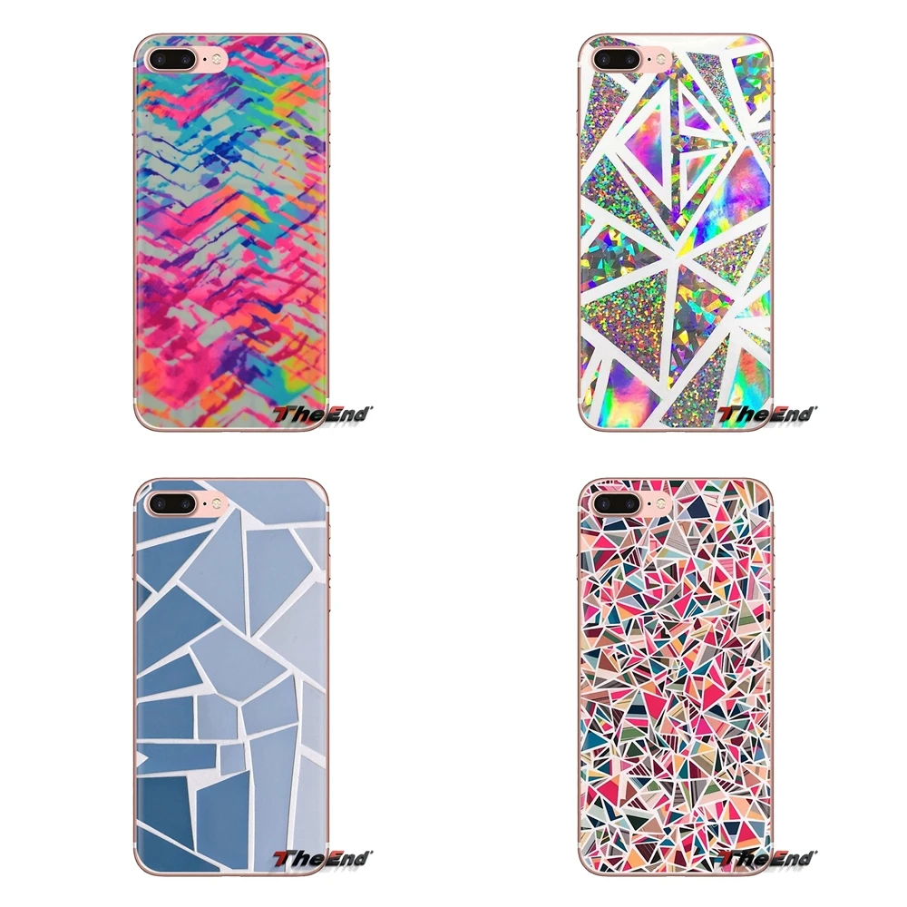 

Cool Triangle Mosaic Ombre Mosaic TPU Silicone Case For Xiaomi Mi4 Mi5 Mi5S Mi6 Mi A1 A2 5X 6X 8 9 Lite SE Pro Mi Max Mix 2 3 2S