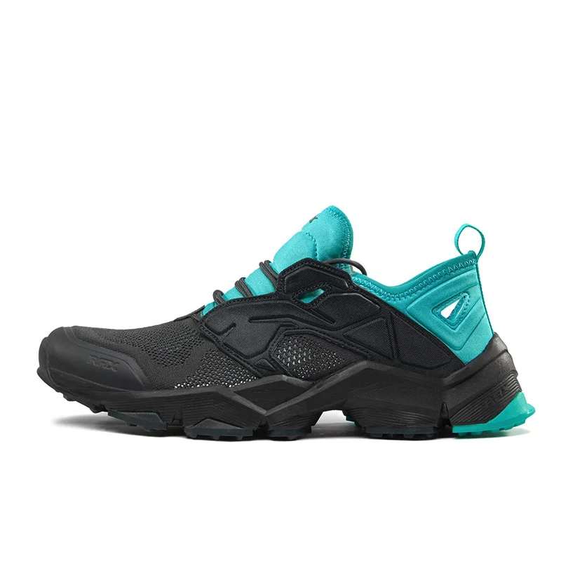 Rax мужские кроссовки легкие стиль дышащие кроссовки для спортзала уличные спортивные кроссовки для мужчин обувь для туризма - Цвет: carbon black  386
