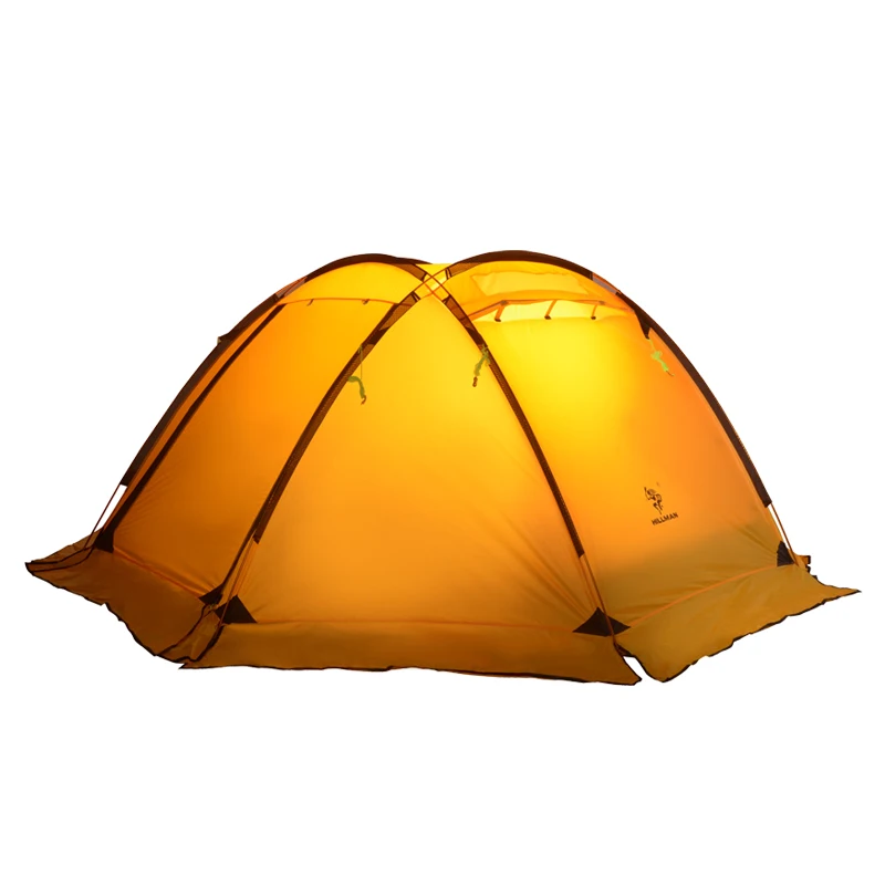 Сверхлегкий алюминиевый шатер для кемпинга с юбкой снежной погоды|outdoor camping