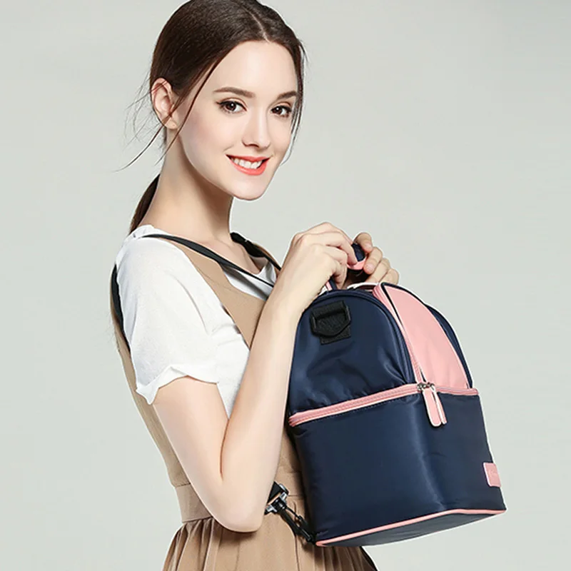Double Layer Baby Insulation Breast Milk Bags Thermal Waterproof Mom Feeding Milk Travel Portable Warmer Backpack Termica BB5004 (11)