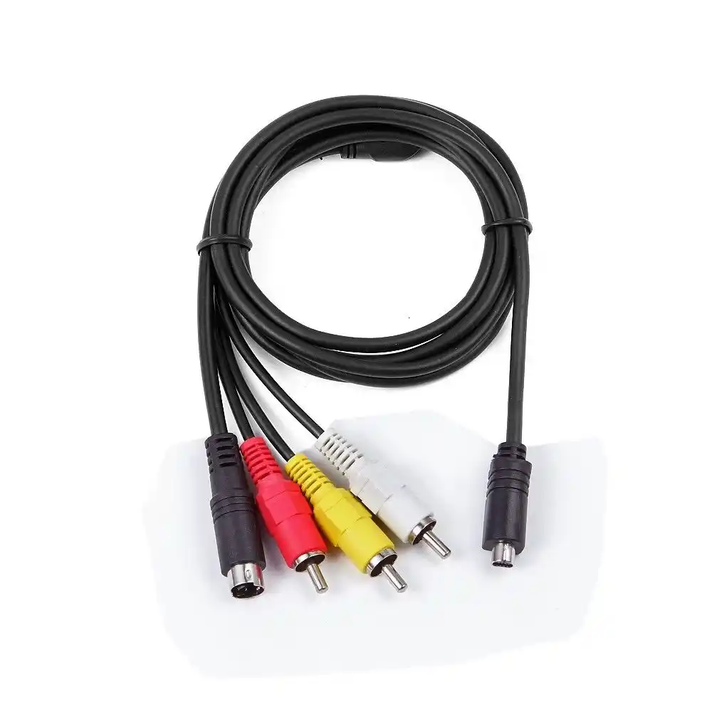 DKKPIA HDR-PJ800//B Camcorder Camera HDR-PJ800 AV A//V Audio Video RCA TV Cable Cord Lead for Sony Handycam Model