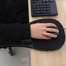 Подлокотник эргономичный компьютерный коврик для мыши Подставка для рук запястье плечо двойной фиксирующий коврик для стола нарукавник на запястье поддержка коврик для мыши