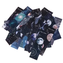 30 шт мультфильм Bookmarks для книг/поделиться/Книга маркеры/закладки для книг/канцелярские принадлежности Подарочная канцелярская карточка роуминг космическая Бумага Закладка