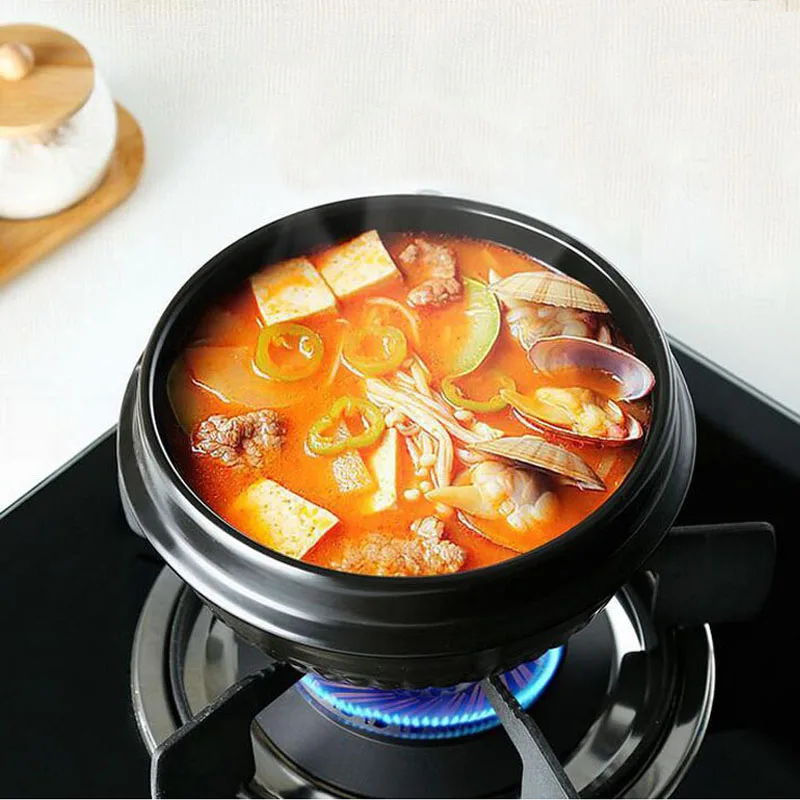 NEW Classic Korean Cuisine Sets Dolsot Stone Bowl Pot for Bibimbap Ceramic  Soup Ramen Bowls With Professional Packing Ceramic - AliExpress