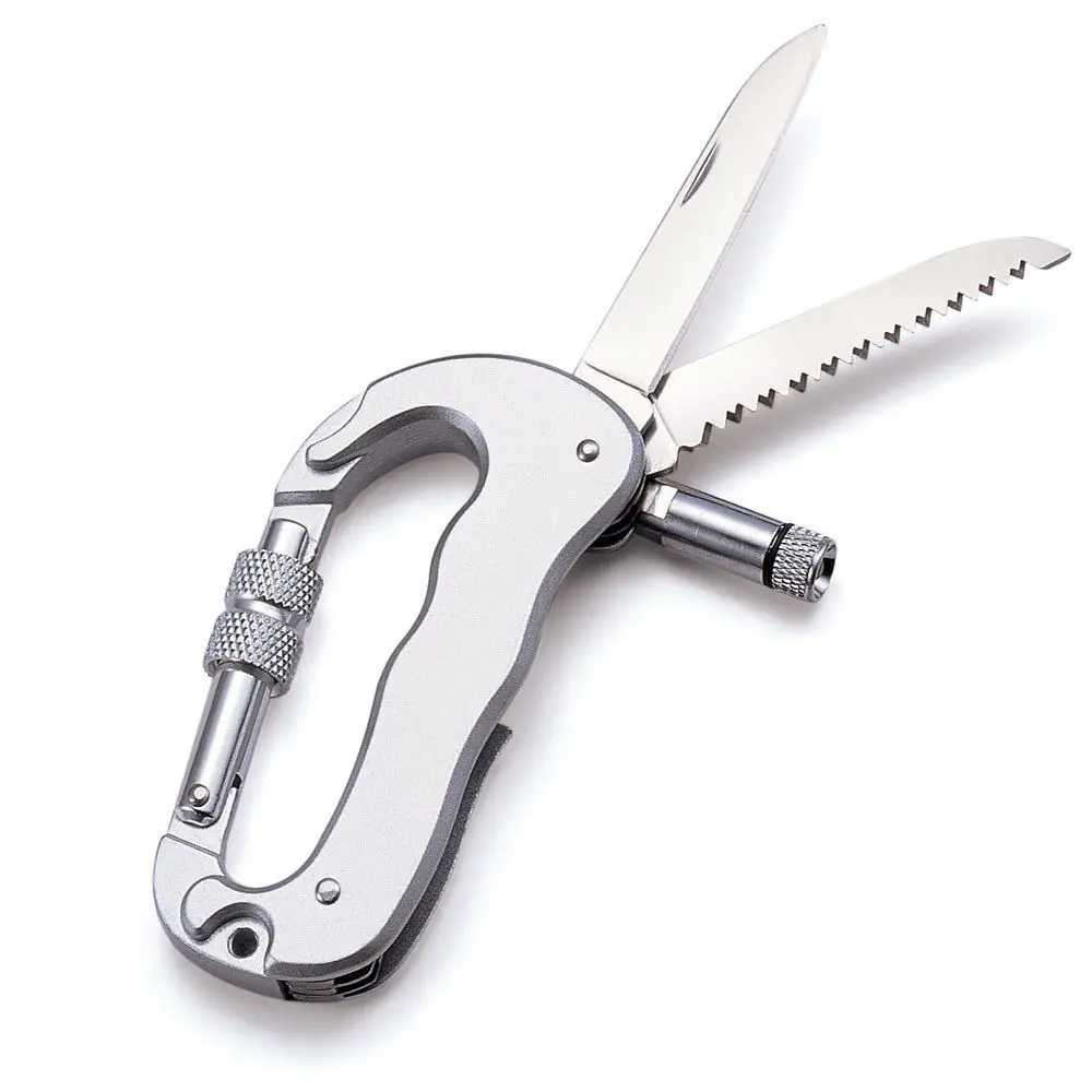 Folding Knife Pocket EDC 100% Stainless Steel Hiking Camping Survival Rock Climbing Gear Multi Function Tool Carabiner Knife Kit Folding Knife Pocket EDC 100% Stainless Steel Hiking Camping Survival Rock Climbing Gear Multi Function Tool Carabiner Knife Kit