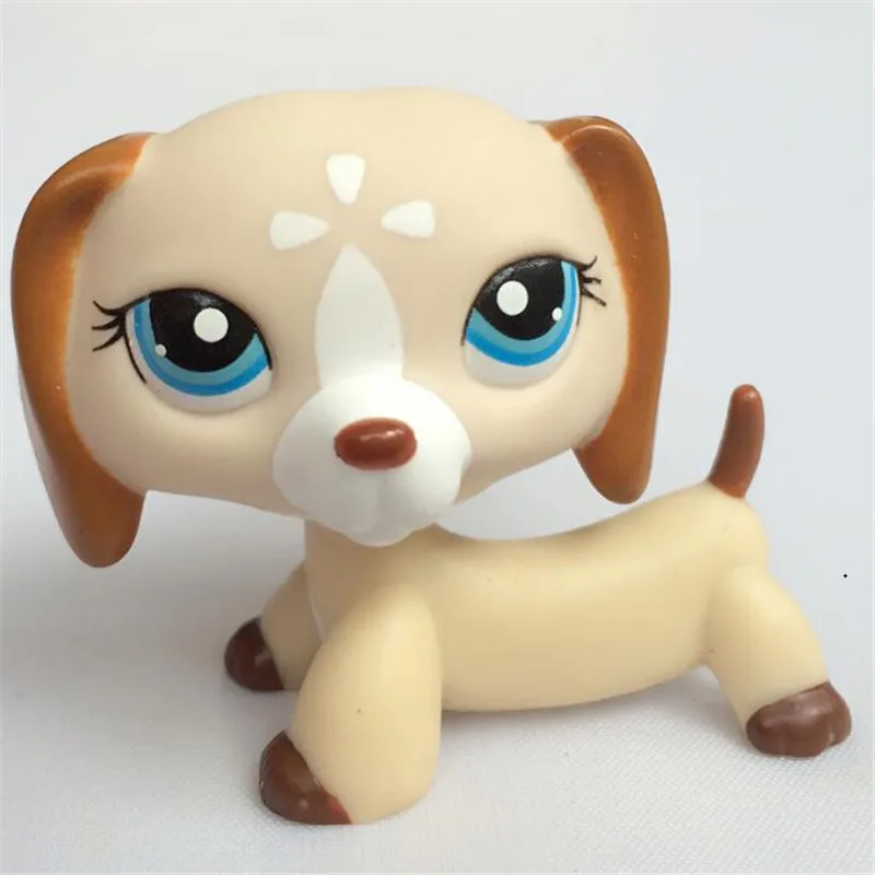 New Pet Shop Lps Toy Action Standing Collection Short Hair 41 Pink Cat Big Dog Garden Dog Dachshund Lps Dog Dachshund Colli