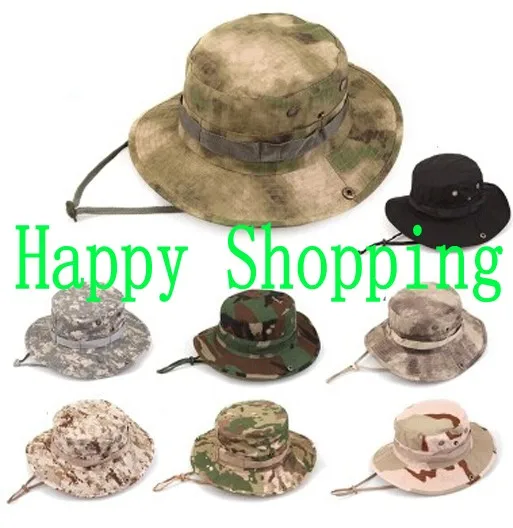 

Military Army Bonnie Hat Hunting Hat Round-Brimmed Sun Bonnet Hat Outdoor Camping Fishing Cap