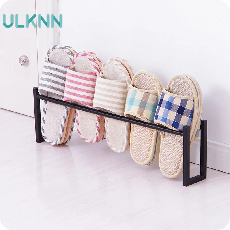 Creative shoe frame simple iron metal footwear bathroom sandals rack