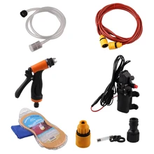 Портативный 12 В струйный спрей Автомойка инструменты для шайбы высокого давления Электрический водяной насос Комплект автомойка инструмент для обслуживания аксессуары