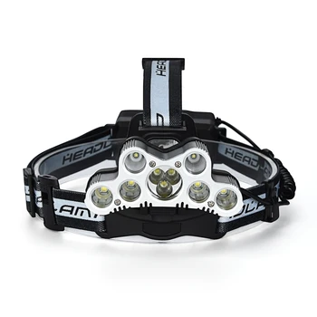 

SKYWOLFEYE Headlight Nine Lights LED 1500LM Headlamp Head Light Hunting High Power Flashlight Cycling Fishing 18650 Mining Camp