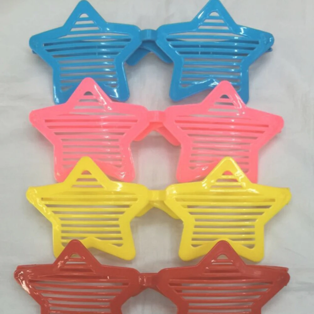 

World Cup Funny for Club and Party Hot Sale Football Fans Colorful Shutter Shaped Glasses