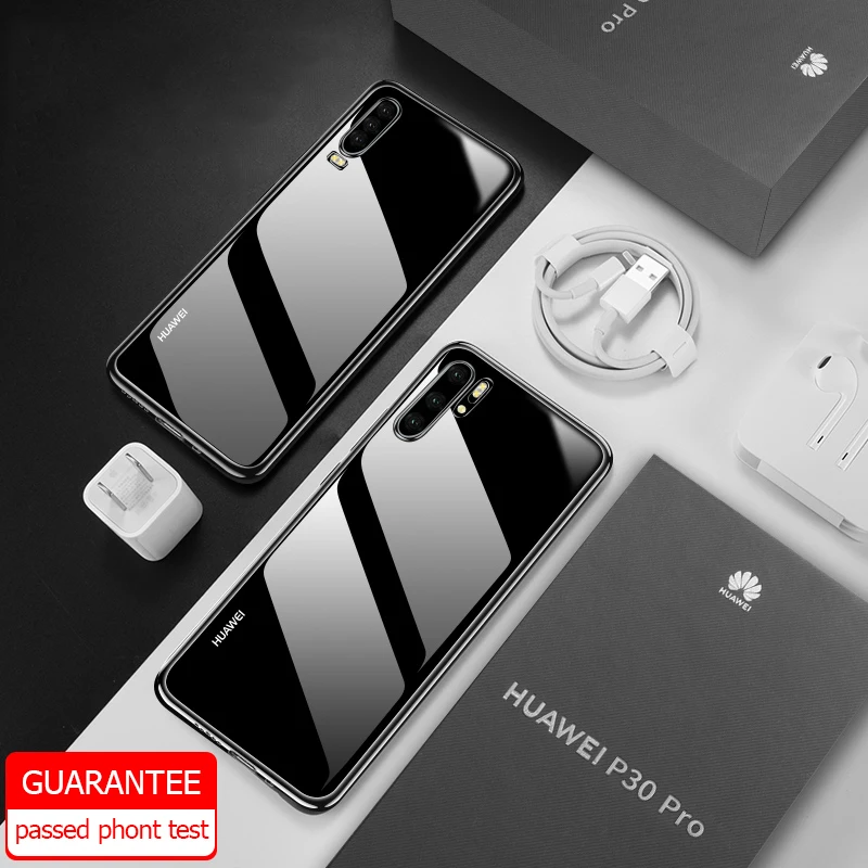 Чехол для Huawei P30 Pro с 3D лазерным покрытием роскошный мягкий прозрачный чехол из