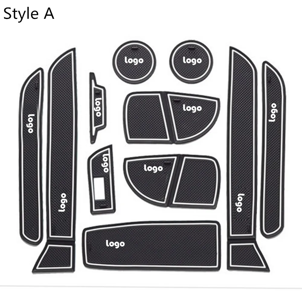 

High Quality Car Gate Slot Pad Rubber Car Door Groove Mat Non-slip Mat Fit For BMW 3 Series 316 320 328 335 Car-Styling 11pcs