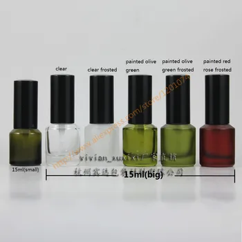 

15ml(big) many colors Glass bottle with black aluminum sprayer/pump,cosmetic bottle/container,for lotion/perfume packing