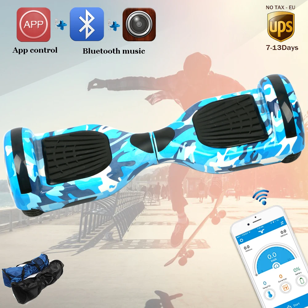 Smart Balance Wheel Hoverboard Skateboard Electric Unicycle Drift Self Balancing Standing Scooter Hoover Hover Board | Спорт и