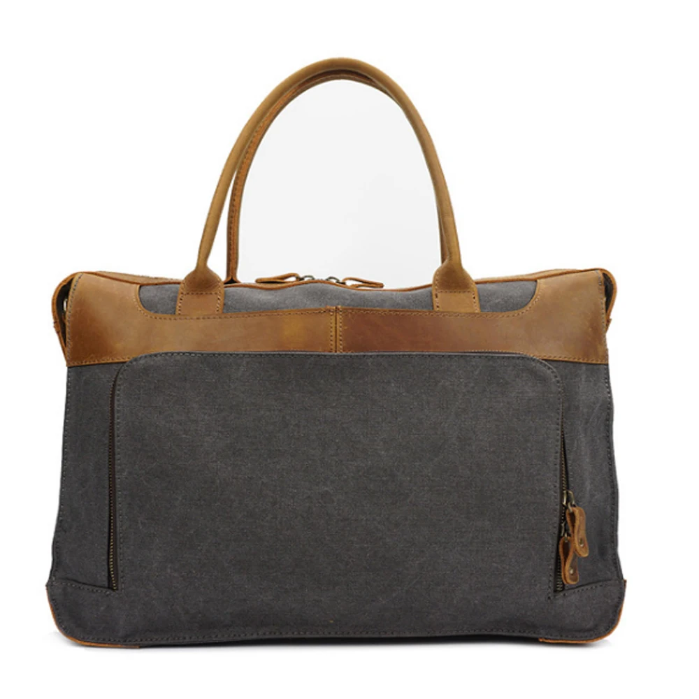 

2018 New Canvas Bag Retro Business Affairs Handbag Multi-function Big-capacity 16 Inch Computer Package