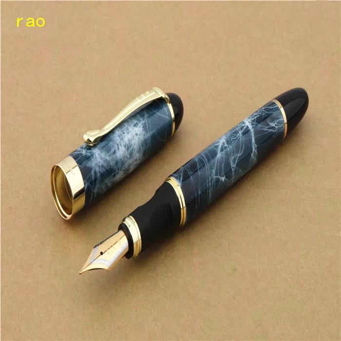 JINHAO X450 красивые 15 цветов Бизнес Средний перьевые ручки новые офисные бизнес школьные ручки - Цвет: White Blue