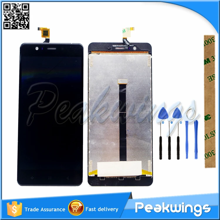 

100% Tested LCD Display For Elephone P8 3D LCD Display With Touch Screen Assembly