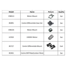 HSP стеллажи RC запчасти автомобильные аксессуары для HSP1/8 нитро багги Модель 94885E9 двигателя и запасных частей