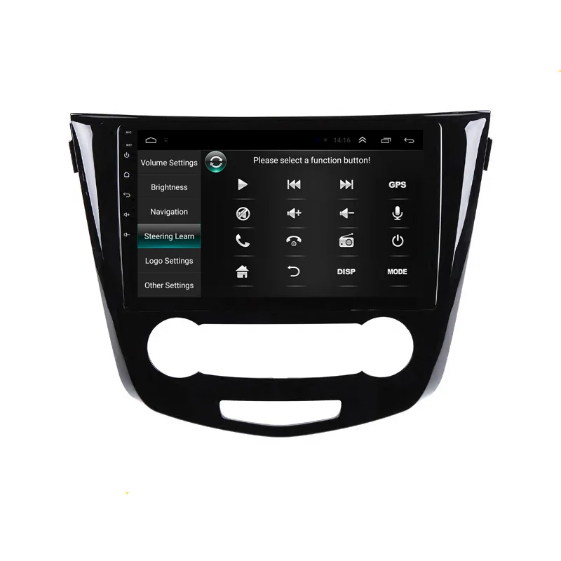 Top 10.1" 2.5D IPS Android Car DVD GPS For Nissan Qashqai X-Trail 2014 2015 2016 car radio stereo wifi 3