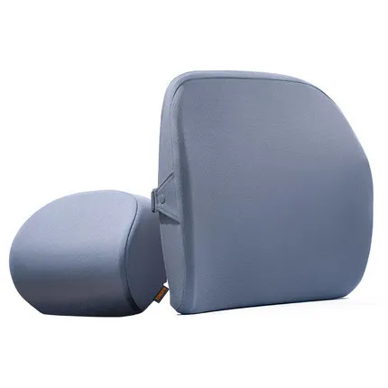 [Хит] оригинальная Подушка Xiaomi Roidmi R1 для дома, автомобиля, офиса, подголовника, кофейная шелковая ткань, 60d, медленный отскок, подушка с эффектом памяти - Цвет: blue pillow cushion
