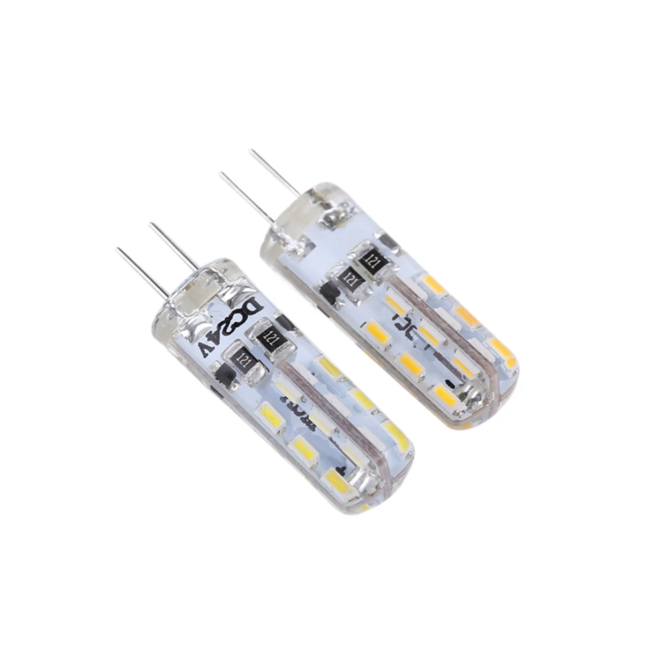 Светодиодная лампа ampoule 10x G4 1 Вт мини светильник Ac/DC12v 12 в пост. Тока 110 В 220 smd3014 24