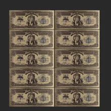 США 1899 год 24 k золото Fake Поддельные Банкноты 5 долларов банкноты для коллекций валютные поделки