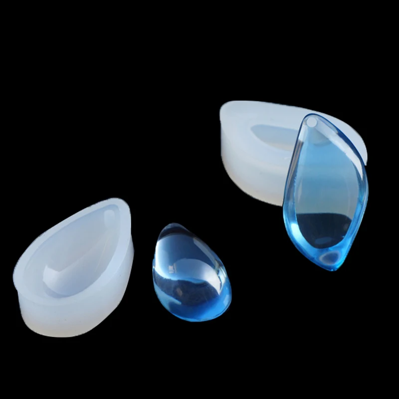 1PCS UV Resin Jewelry Liquid Silicone Mold Tear Water Drop Shape Mold Resin Molds For DIY Making Jewelry