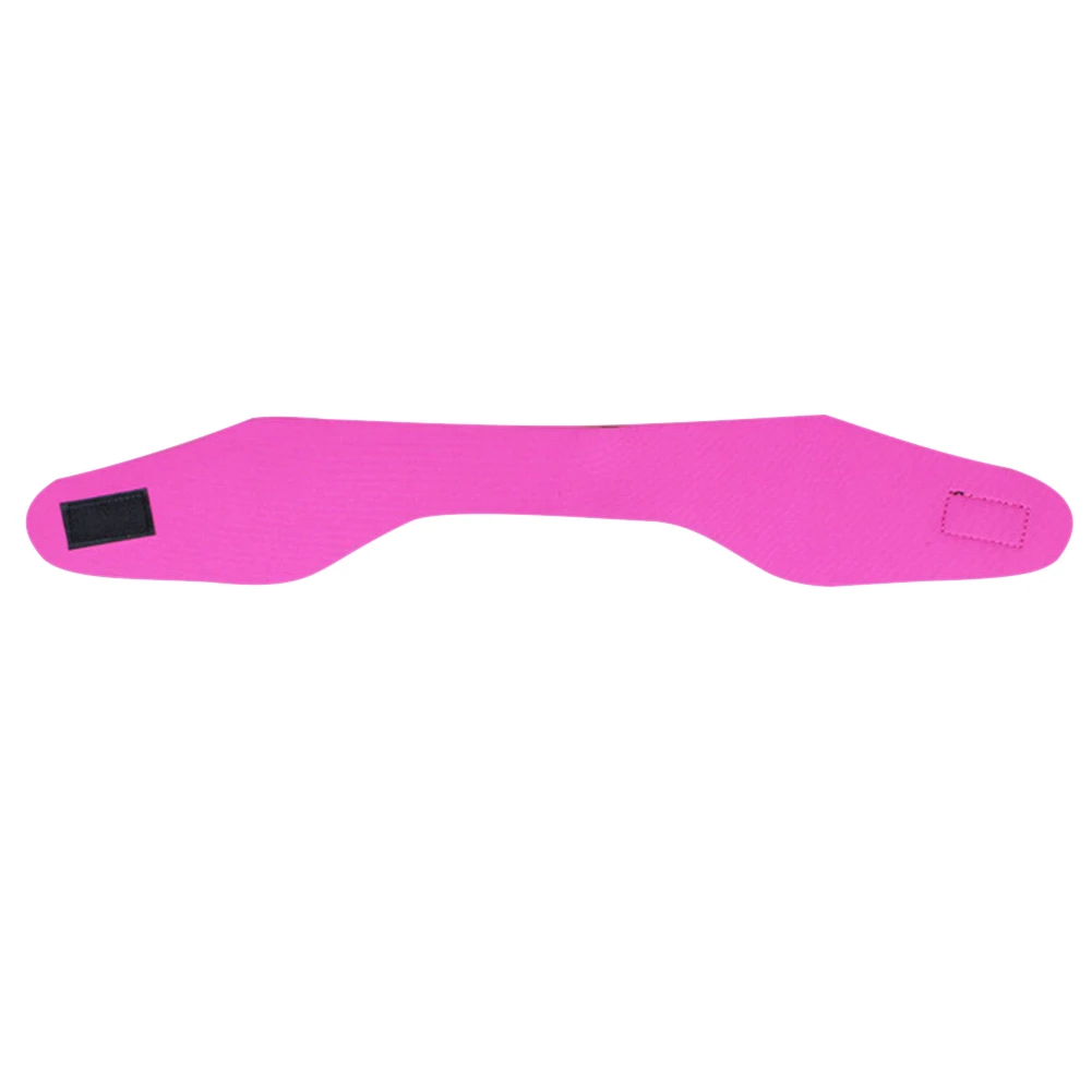 Newly Adjustable Bathing Swimming Headband Protector Sport Adult Kids Waterproof Swim Head Band BF88 - Цвет: Pink M