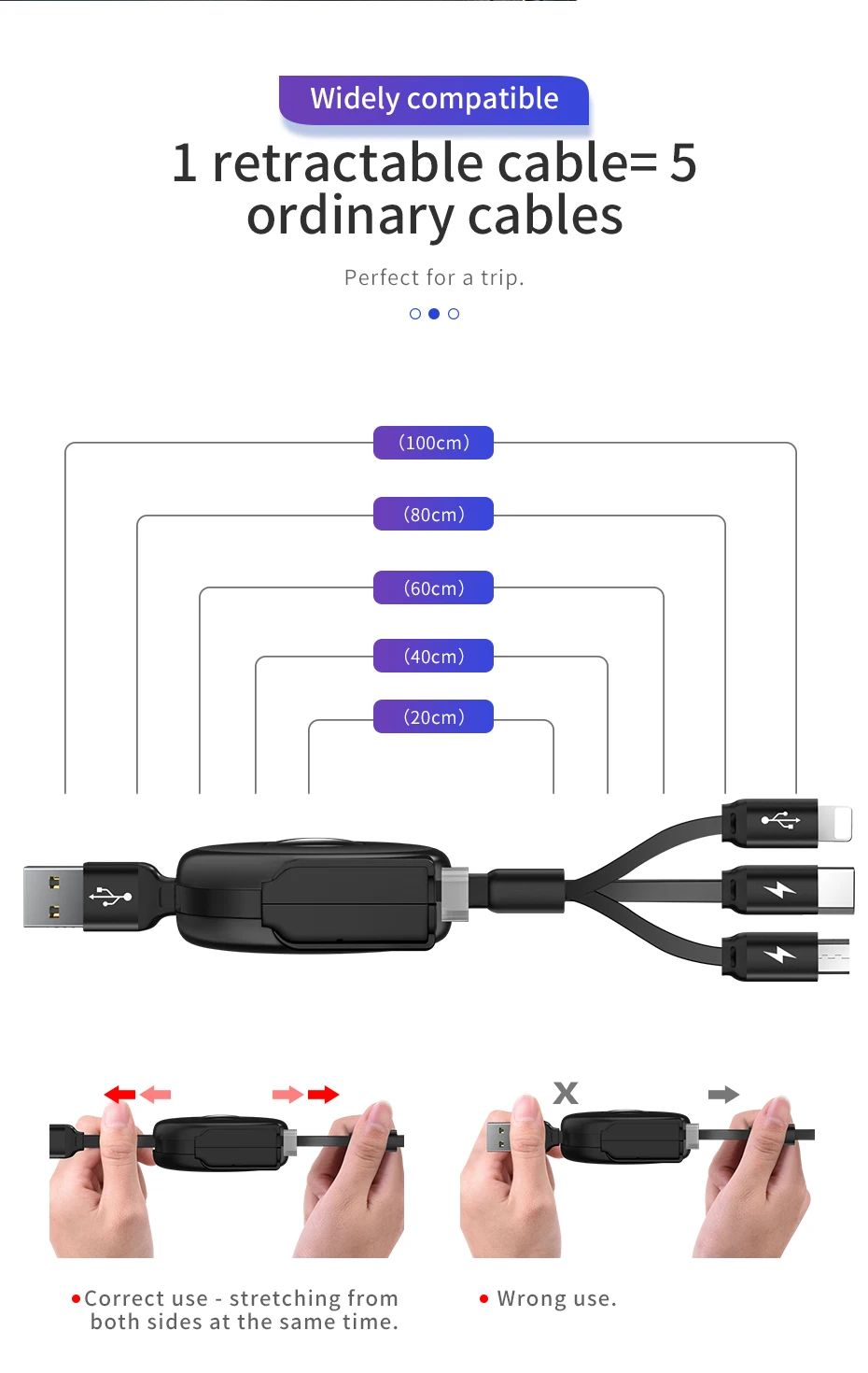 HOCO 3 в 1 USB кабель для iPhone X 8 7 6 3в1 Micro usb type C зарядный кабель для samsung S9 Универсальный мобильный кабель для зарядки телефона