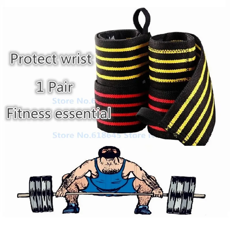Sports Wrist Support Protection Weightlifting Badminton Wristband Tennis Wrist Wraps Fitness Gym