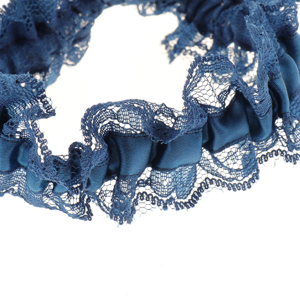 Elegant Wedding Bridal Garter Set Lace Bowknot Heart Pendant Toss Garter Throwaway Thigh Ring Soft Socks Gift Favor