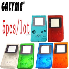 5 шт./партия, новинка, Распродажа для GBO DMG, полный корпус для GameboyGB, Классическая игровая консоль, Ручной Чехол для мальчика с резиновыми накладками, винты