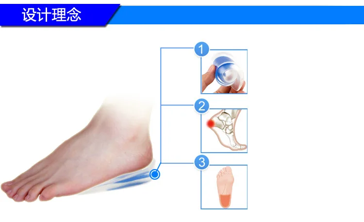 Гелевые стельки обувь подушки пятки чашки массаж колодки Вставки каблук уход силиконовые стопы боли-30