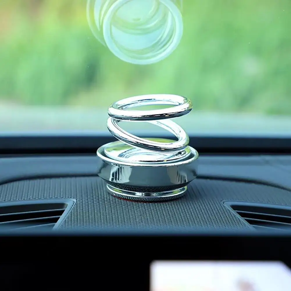 360 Degree Suspension Rotation Creative Double Ring Rotating Car Smell Car Diffuser Perfume Air Freshener Car Air Fragrance