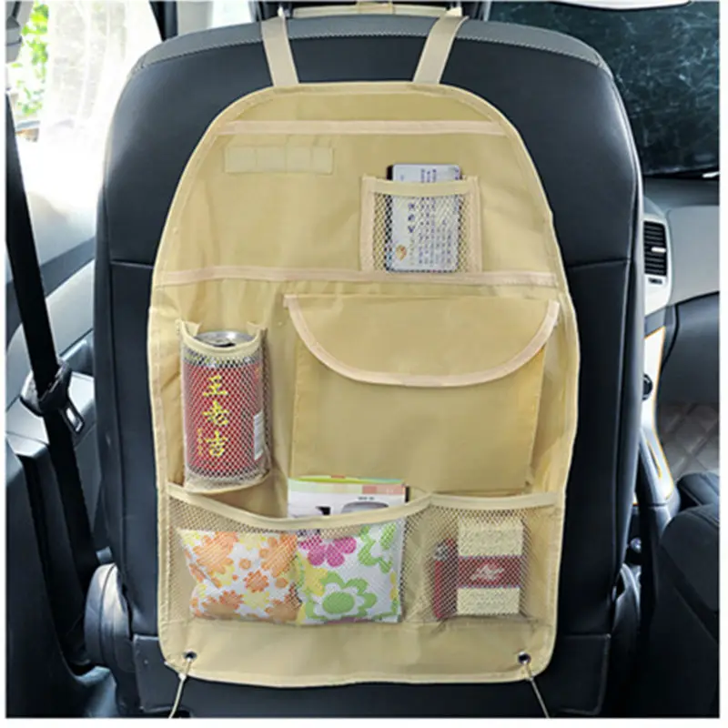 1pc Oxford Fabric Car Seat Covers bag Storage multi Pocket Organizer