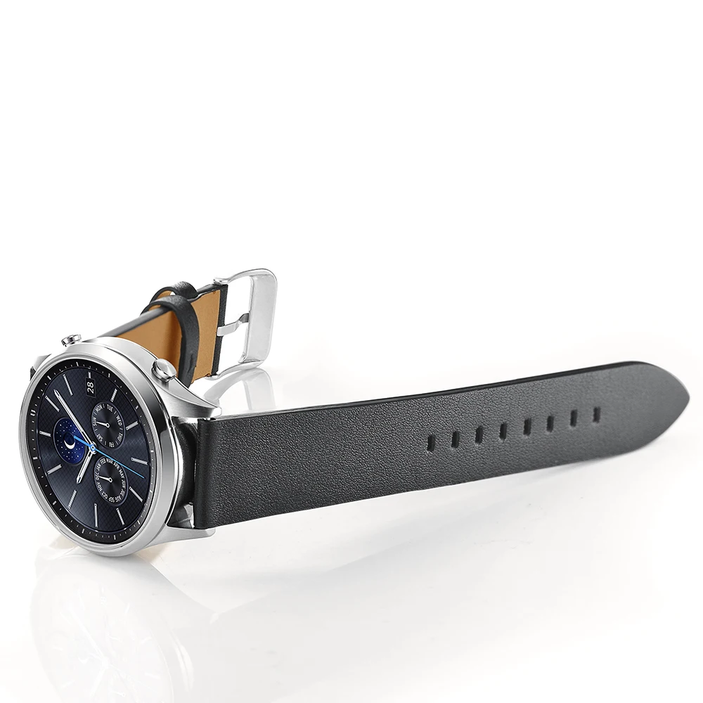 3 цвета 22 мм черные ремешки для часов из натуральной кожи ремешок для samsung gear S3 классические Смарт-часы сменные браслеты