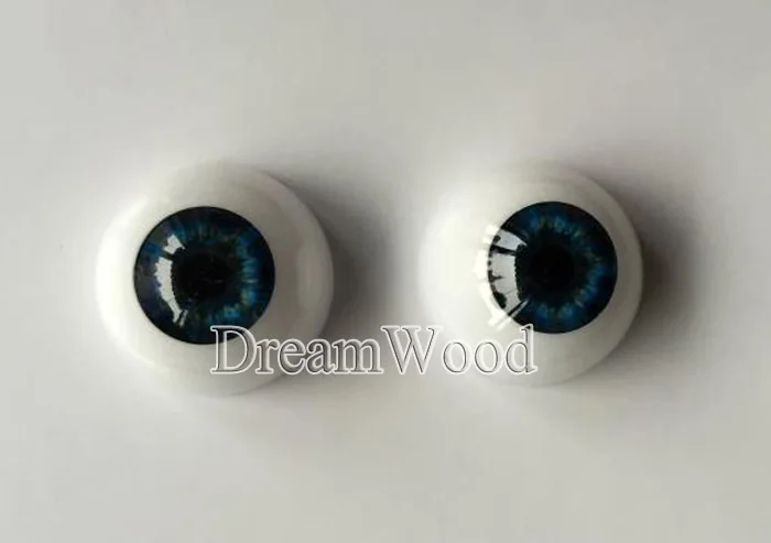 

Reborn Doll Eyes one Pair 22mm suit for 20" 22" reborn babies doll Accessories Blue color eyes for toys